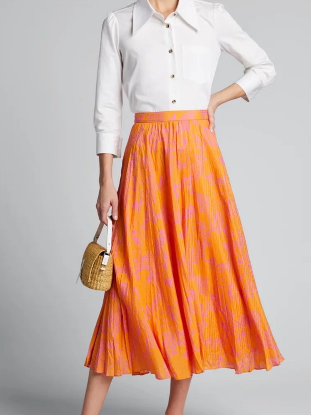 Tanya Taylor  Flowy A-Line Maxi Skirt sz 8